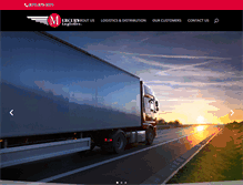 Tablet Screenshot of mercury-logistics.com